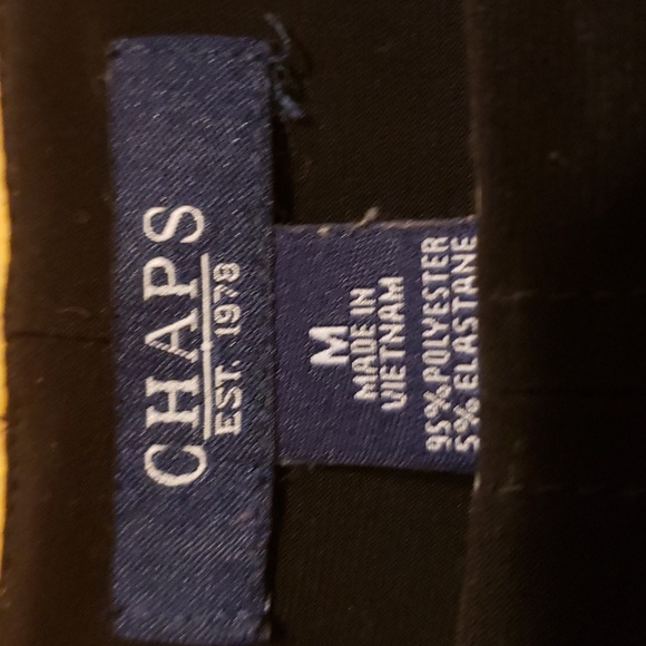 Chaps Black dress with belt (has loops). I always wore different belts. - Picture 2 of 3